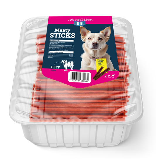 ORGO Dog Meaty Sticks with Beef — 500 g