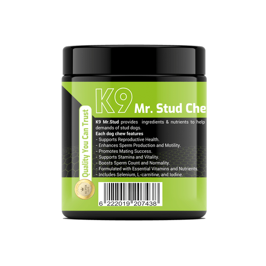 K9 Mr. Stud Soft Chews – Reproductive Health Supplement for Male Dogs