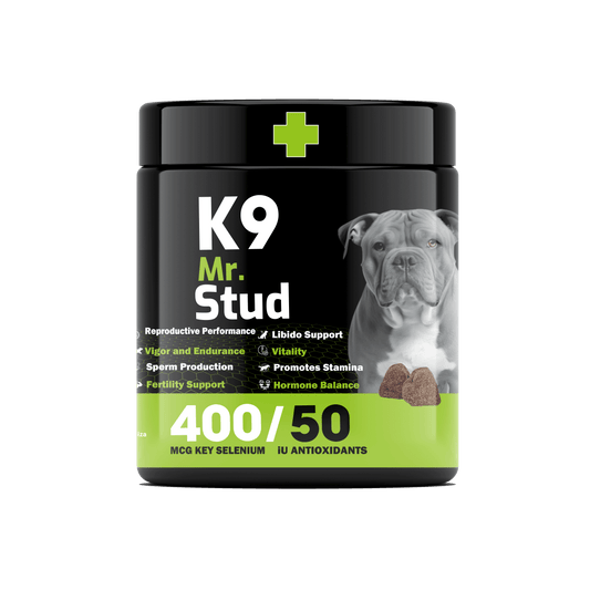 K9 Mr. Stud Soft Chews – Reproductive Health Supplement for Male Dogs