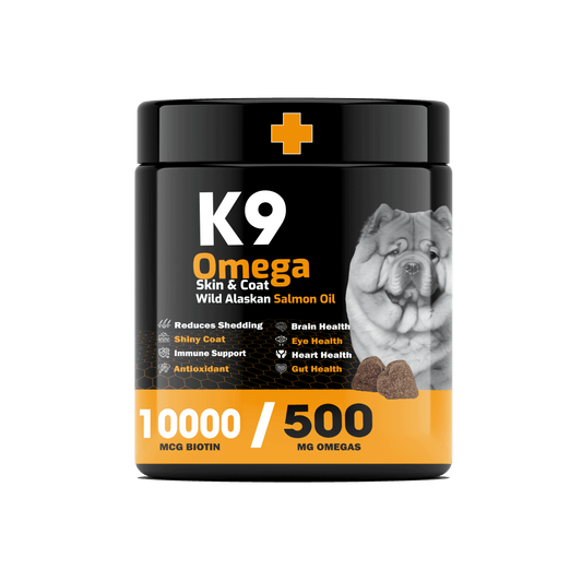 K9 Omega Soft Chews – Skin, Coat & Immune Support Supplement for Dogs
