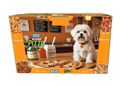 ORGO Dog-Friendly Pepperoni Pizza Treat – 300 g (8 crunchy slices)