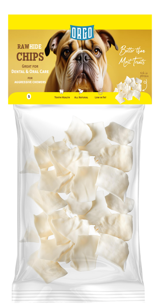 ORGO Rawhide Chips – 100 g