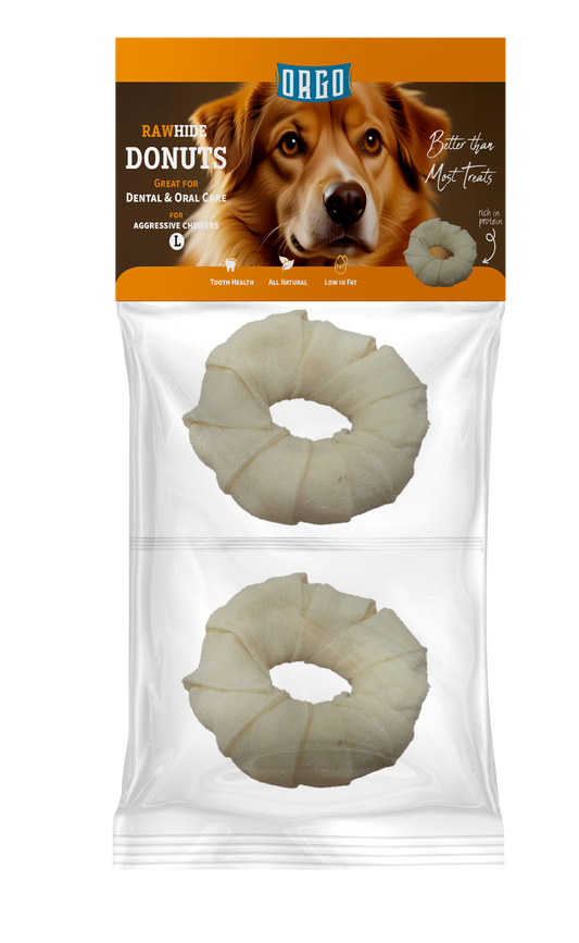 ORGO Rawhide Donuts – Large (2 pcs)