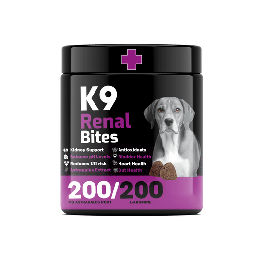K9 Renal Bites Soft Chews – Kidney & Urinary Health Supplement for Dogs