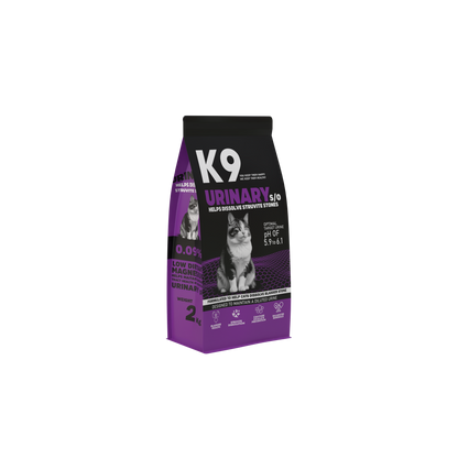 K9 Urinary S/O Veterinary Diet – Struvite-Dissolution Dry Food for Cats (500 g, 2 kg, 10 kg)