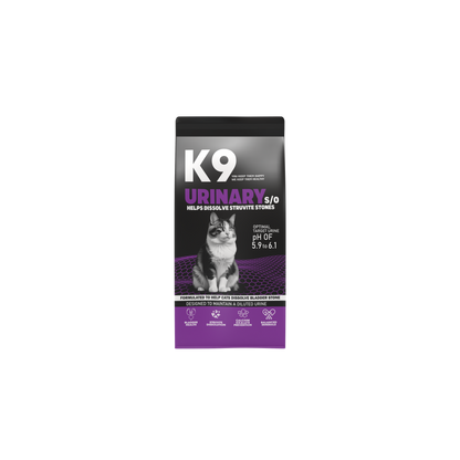K9 Urinary S/O Veterinary Diet – Struvite-Dissolution Dry Food for Cats (500 g, 2 kg, 10 kg)