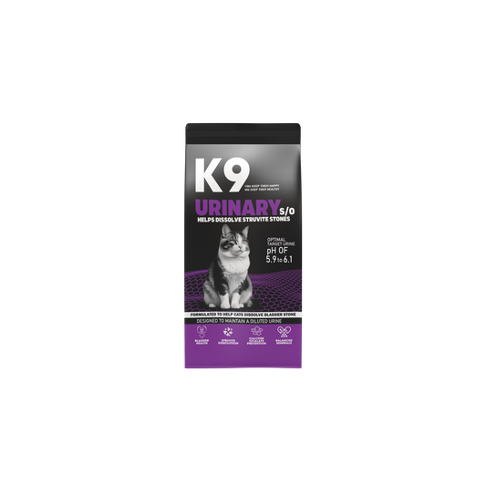 K9 Urinary S/O Veterinary Diet – Struvite-Dissolution Dry Food for Cats (500 g, 2 kg, 10 kg)