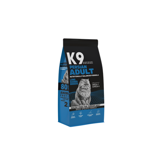 K9 Persian Adult Formula – Breed-Specific Dry Food for Long-Haired Cats (500 g, 2 kg, 10 kg)