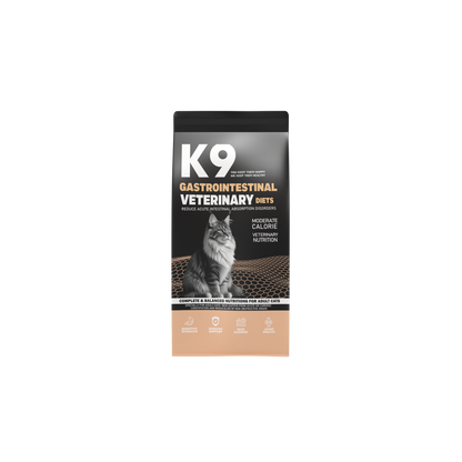 K9 Gastrointestinal Veterinary Diet – Sensitive-Digestion Dry Food for Adult Cats (500 g, 2 kg, 10 kg)