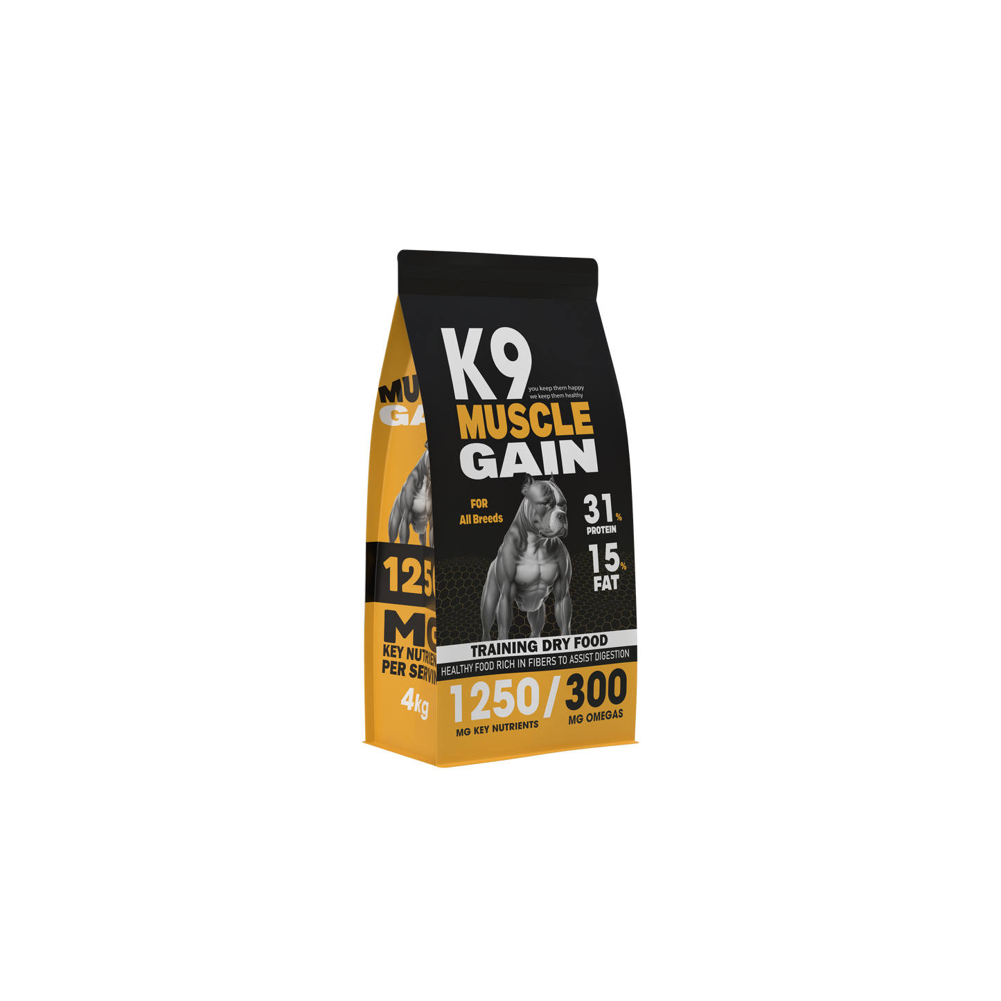K9 Muscle Gain — Training Dry Food for Dogs (4 kg)