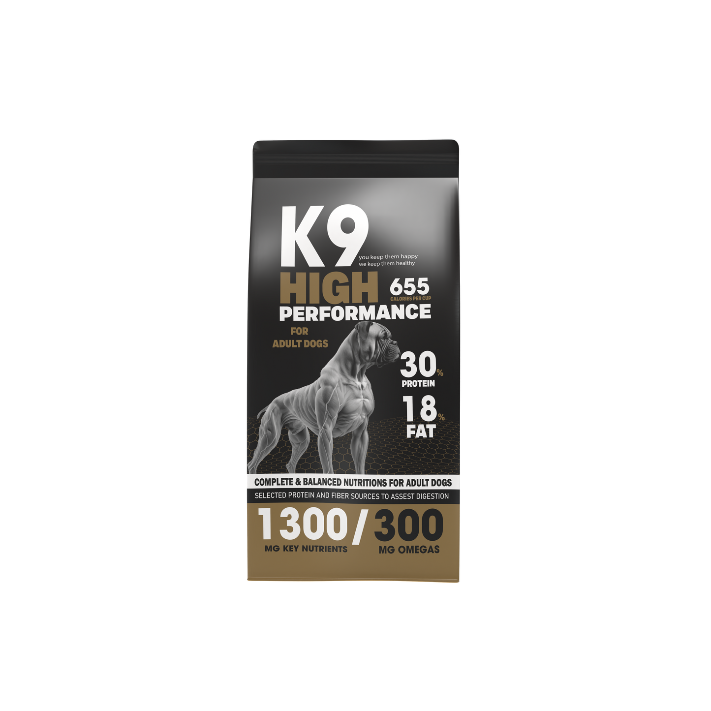K9 High Performance 655 – Training Dry Food for Dogs (10 kg)