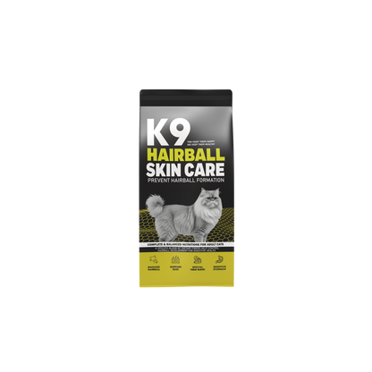 K9 Hairball & Skin Care Formula – Dry Food for Adult Cats (500 g, 2 kg, 10 kg)