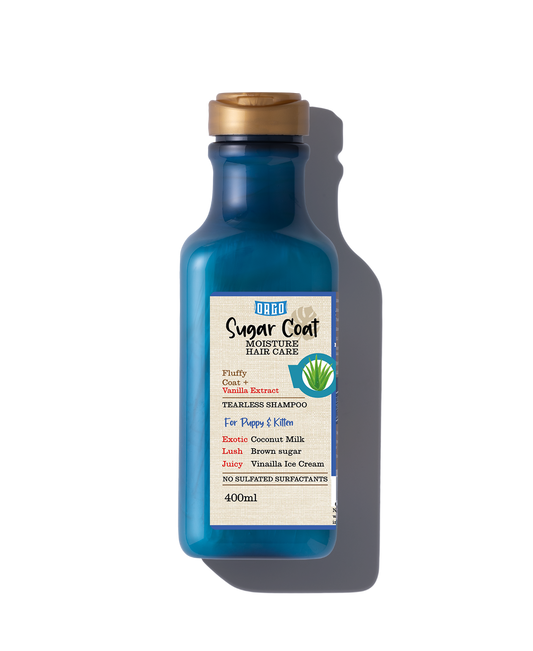 ORGO Sugar Coat Tear-Free Moisture Pet Shampoo for Puppies & Kittens 400 ml